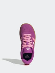 adidas Purple Blue VL Court 3.0 Trainers - Image 6 of 9