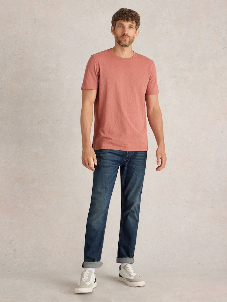 White Stuff Pink 100% Cotton Abersoch Short Sleeve T-Shirt - Image 2 of 6