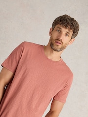 White Stuff Pink 100% Cotton Abersoch Short Sleeve T-Shirt - Image 4 of 6
