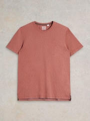 White Stuff Pink 100% Cotton Abersoch Short Sleeve T-Shirt - Image 5 of 6