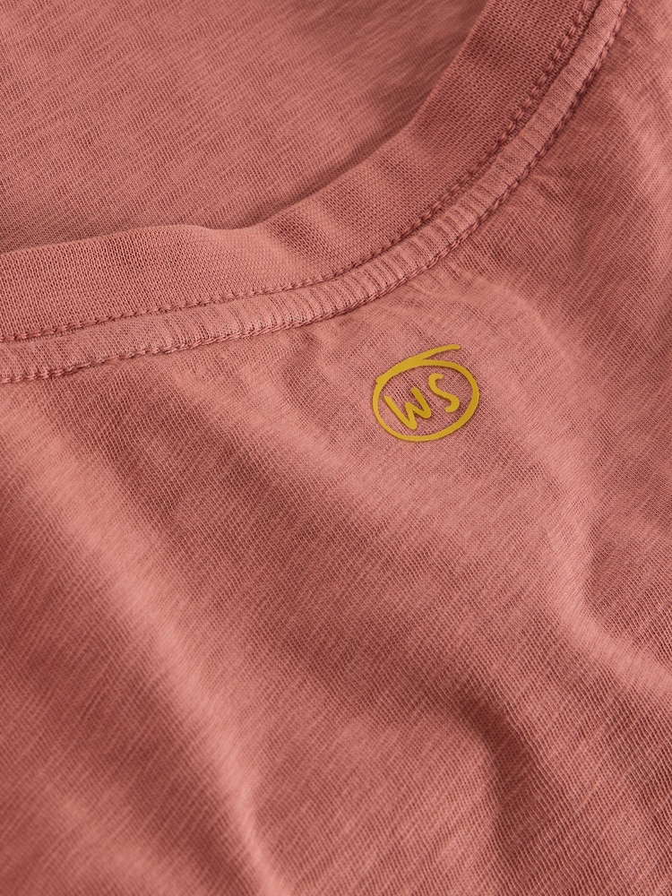 White Stuff Pink 100% Cotton Abersoch Short Sleeve T-Shirt - Image 6 of 6