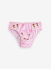 Pink/Yellow Character Bikini Briefs 5 Pack (5-16yrs) - Image 4 of 9