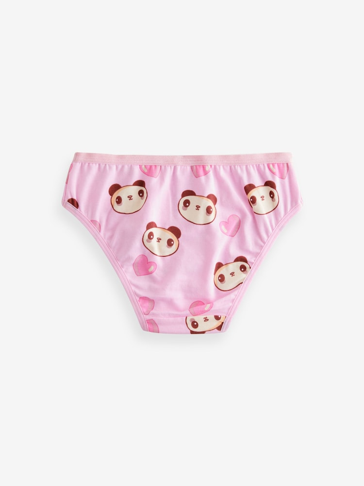 Pink/Yellow Character Bikini Briefs 5 Pack (5-16yrs) - Image 7 of 9