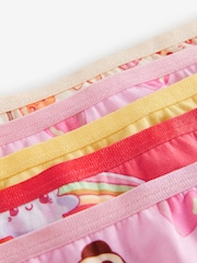 Pink/Yellow Character Bikini Briefs 5 Pack (5-16yrs) - Image 8 of 9