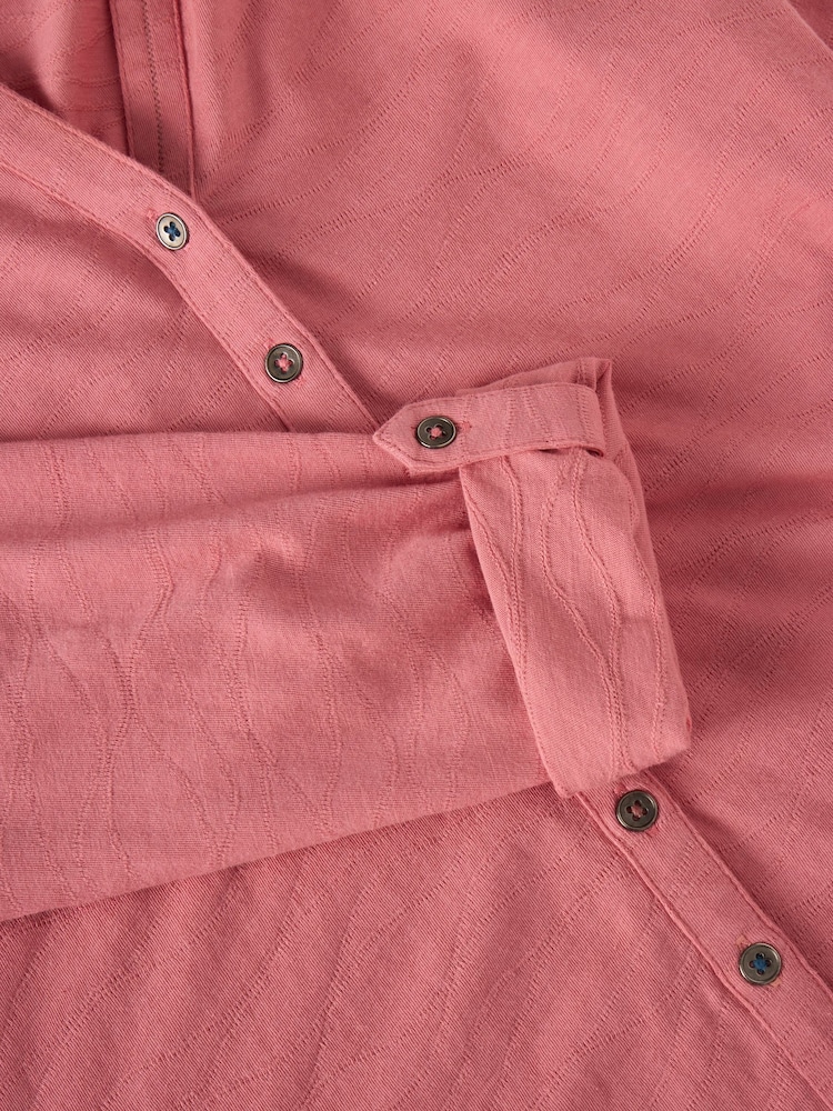White Stuff Pink Annie Textured Shirt - Image 6 of 6 White Stuff Pink Annie Textured Shirt - Image 6 of 6