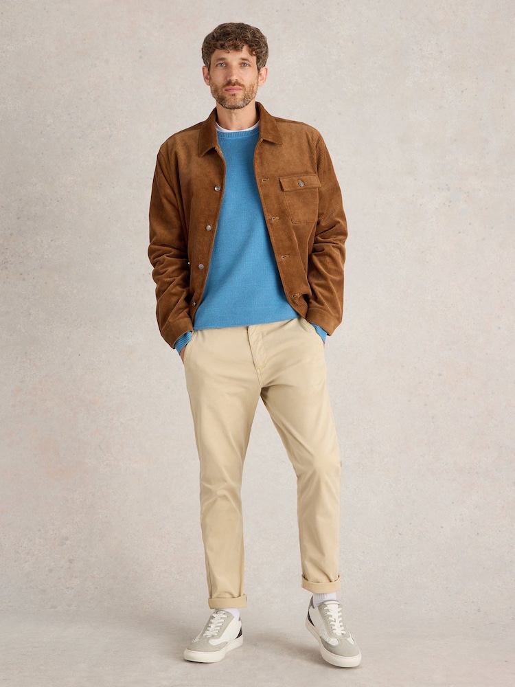 White Stuff Blue Attadale Crew Neck Jumper - Image 1 of 6