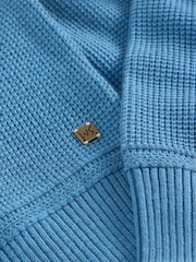 White Stuff Blue Attadale Crew Neck Jumper - Image 6 of 6