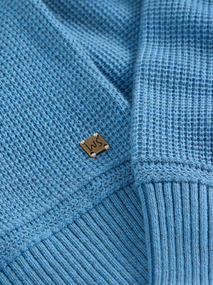 White Stuff Blue Attadale Crew Neck Jumper - Image 6 of 6 White Stuff Blue Attadale Crew Neck Jumper - Image 6 of 6