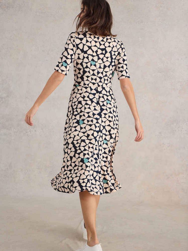 White Stuff Blue/Pink Madeline Jersey Dress - Image 2 of 6 White Stuff Blue/Pink Madeline Jersey Dress - Image 2 of 6