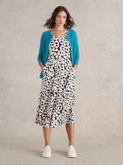 White Stuff Blue/Pink Madeline Jersey Dress - Image 3 of 6