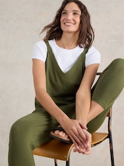White Stuff Green Selina Jersey Jumpsuit - Image 3 of 6