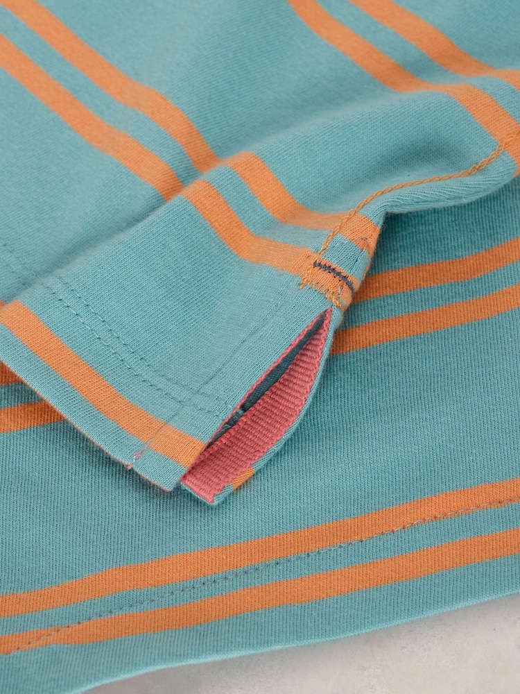 White Stuff Blue Sydney Boat Neck Top - Image 6 of 6