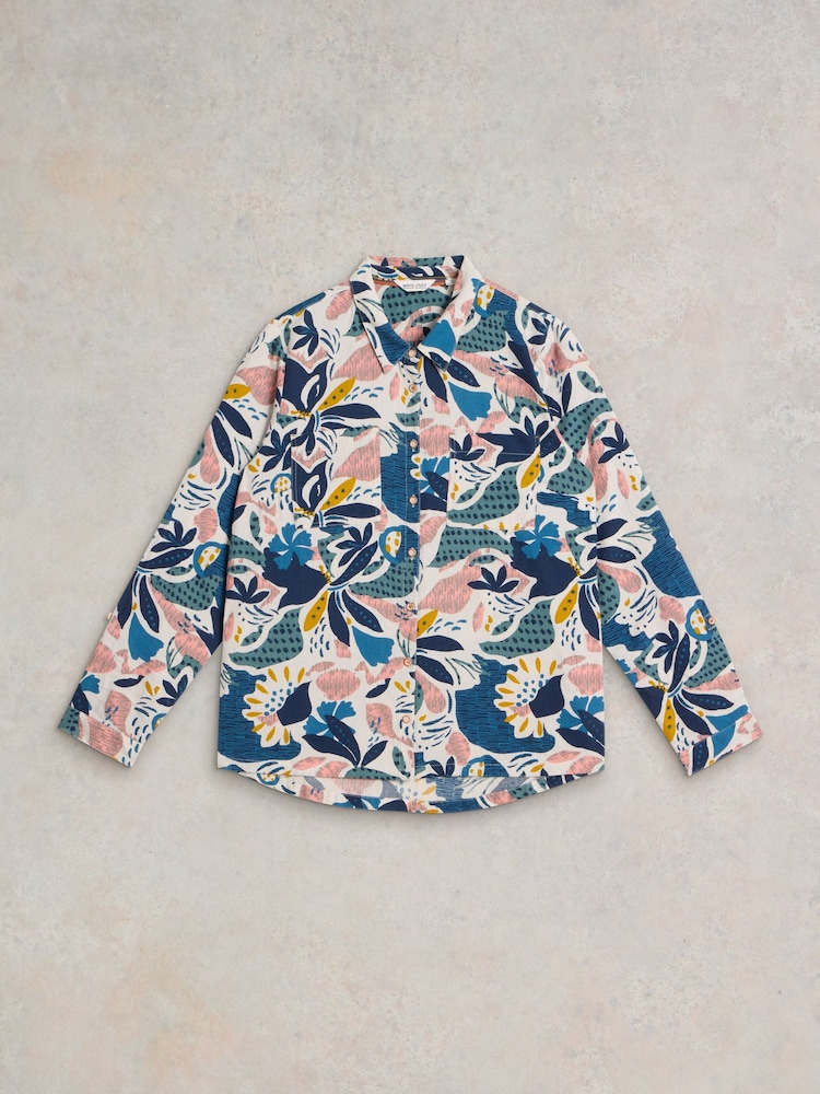 White Stuff White Sophie Organic Cotton Shirt - Image 6 of 6