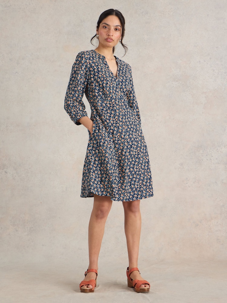 White Stuff Blue Frances Dress - Image 1 of 6