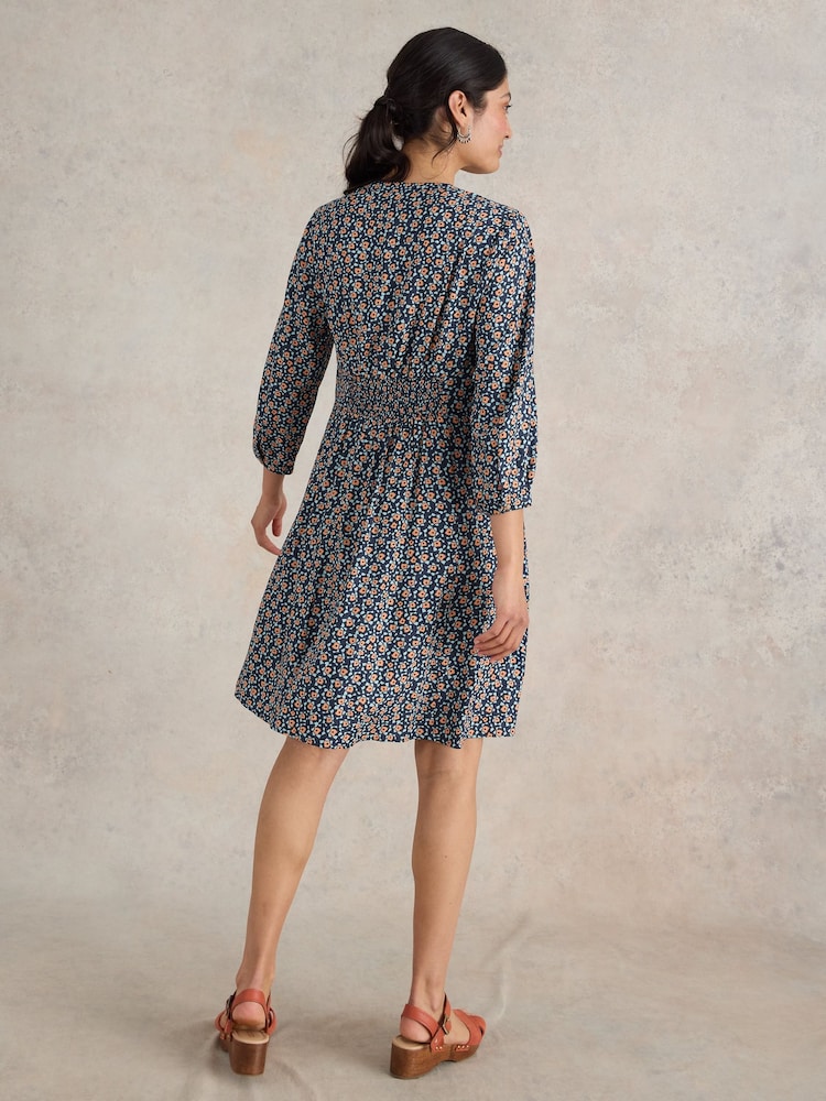 White Stuff Blue Frances Dress - Image 2 of 6
