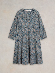 White Stuff Blue Frances Dress - Image 5 of 6