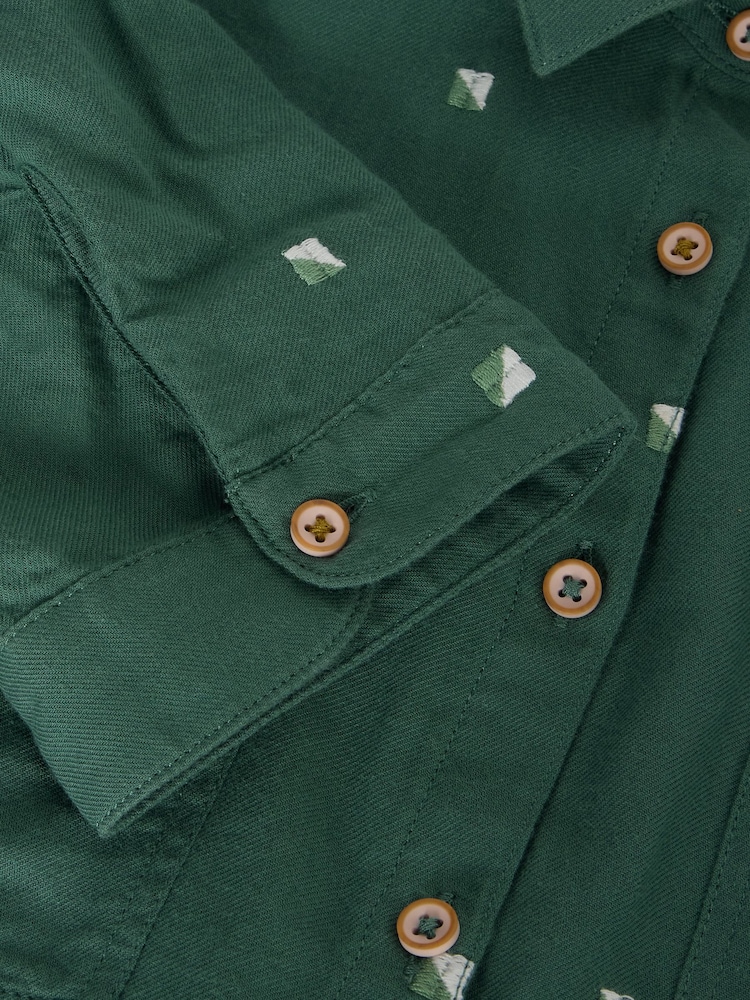 White Stuff Green 100% Cotton Sophie Shirt - Image 6 of 6