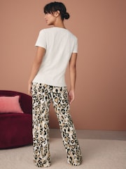 Leopard 100% Cotton Short Sleeve Pyjamas - Image 3 of 10