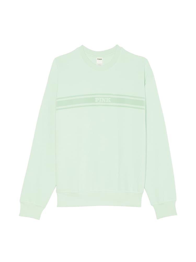 Victoria's Secret PINK Mint Green Fleece Sweatshirt - Image 3 of 3