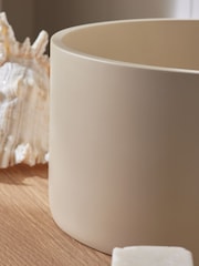 Cream Round Resin Bathroom Basin - Image 3 of 9