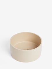 Cream Round Resin Bathroom Basin - Image 7 of 9