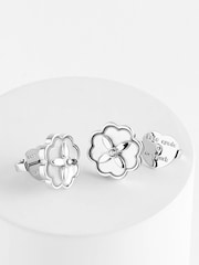 kate spade new york Silver Flower Studs - Image 1 of 4