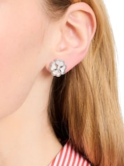 kate spade new york Silver Flower Studs - Image 3 of 4