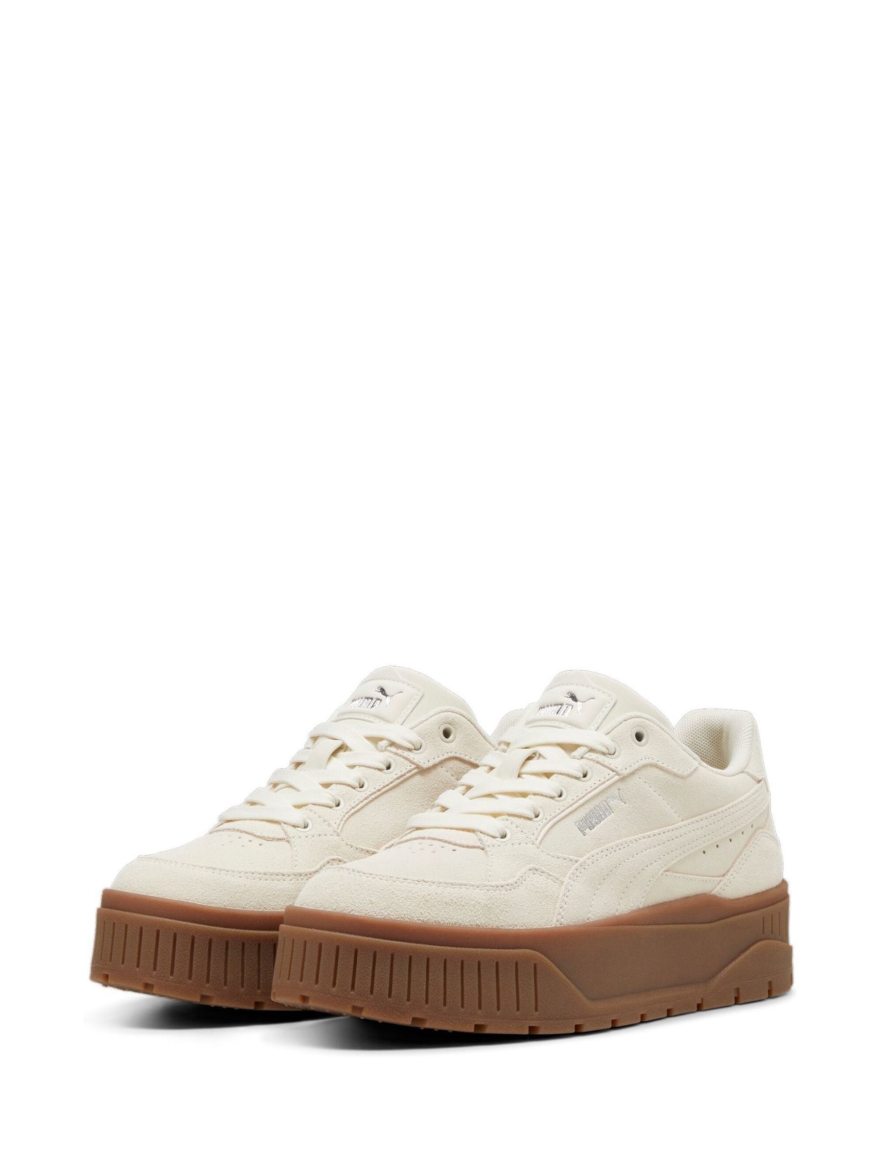 Suede platform sneaker store