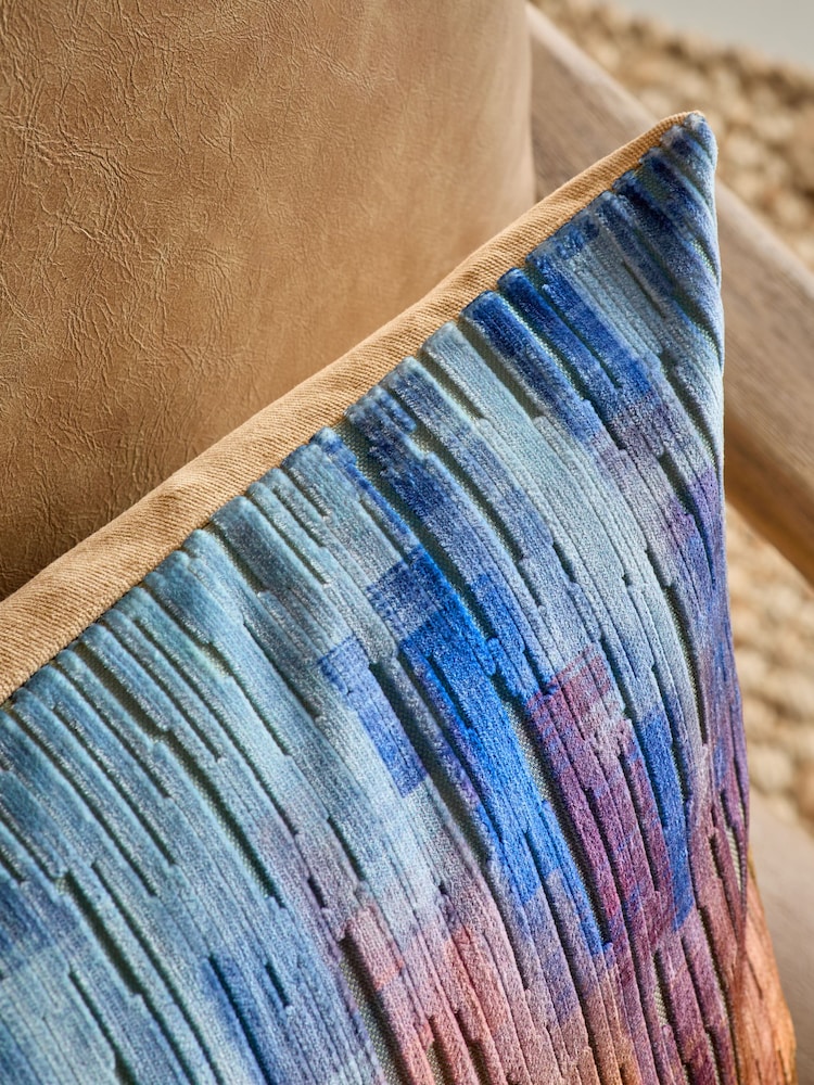 Abstract Velvet Cushion - Image 2 of 5