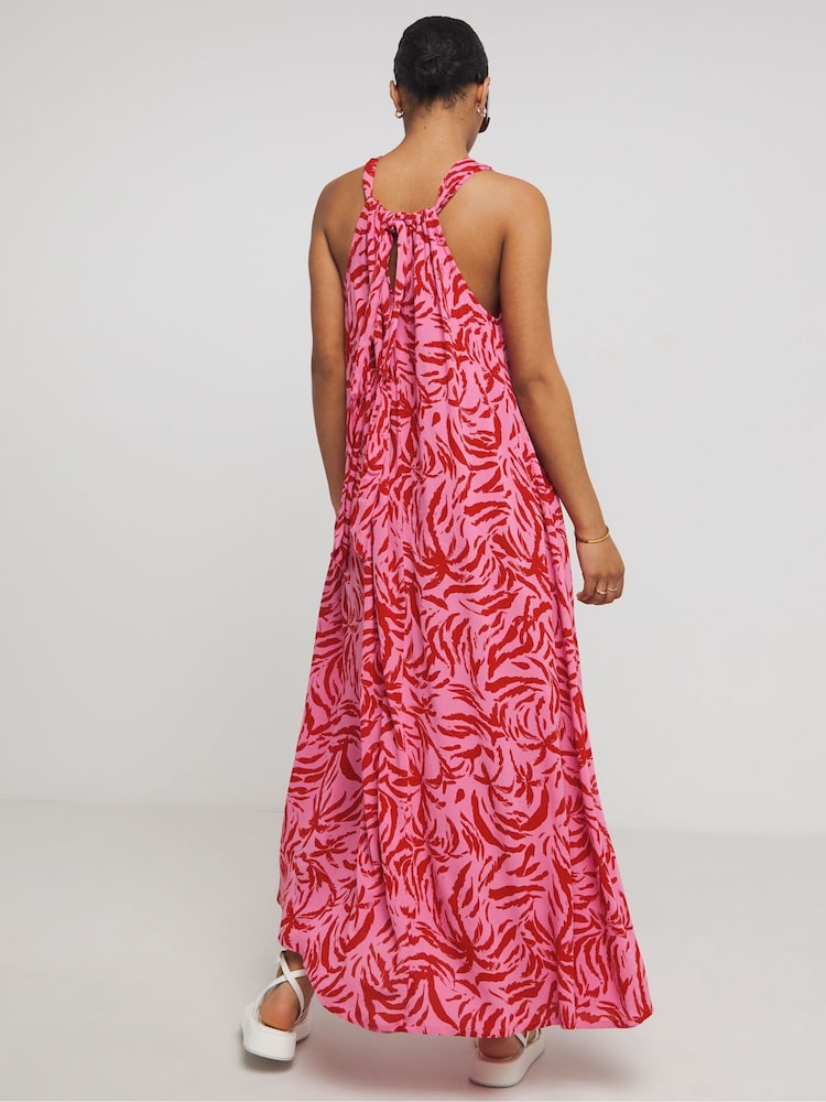 Simply Be Crinkle Trapeze Maxi Dress - Imagen 2 de 4