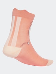 adidas Orange/White Little Kids Adiraptor Crew Socks 3 Pack - Image 2 of 4