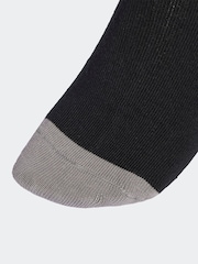 adidas Black/White Little Kids Adiraptor Crew Socks 3 Pack - Image 3 of 4