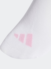 أبيض - adidas Ribbed 3 Pack Socks - صورة 3 من 4