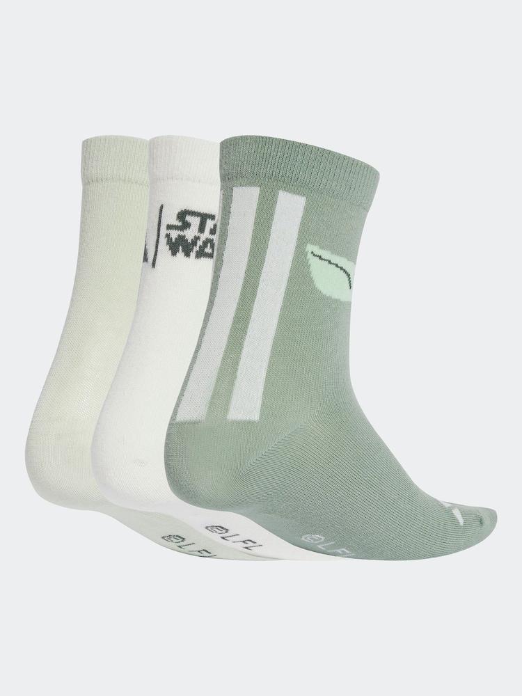adidas Star Wars Mandalorian 3 Pack Kids Socks - Image 2 of 4