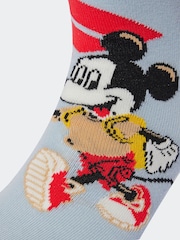Pacote 3 de meias Adidas Little Disney Mickey Mouse para crianças - Imagem 5 de 5