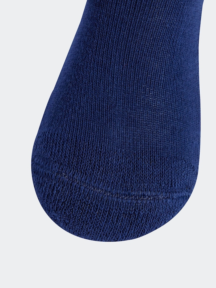 adidas Blue/Navy Linear Ankle 5 Packs Socks - Image 4 of 4