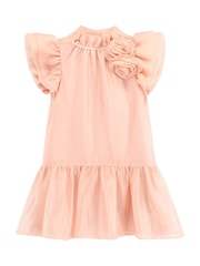 Angels Face Pink Loreen Flowers Trim Dress - Image 2 of 3