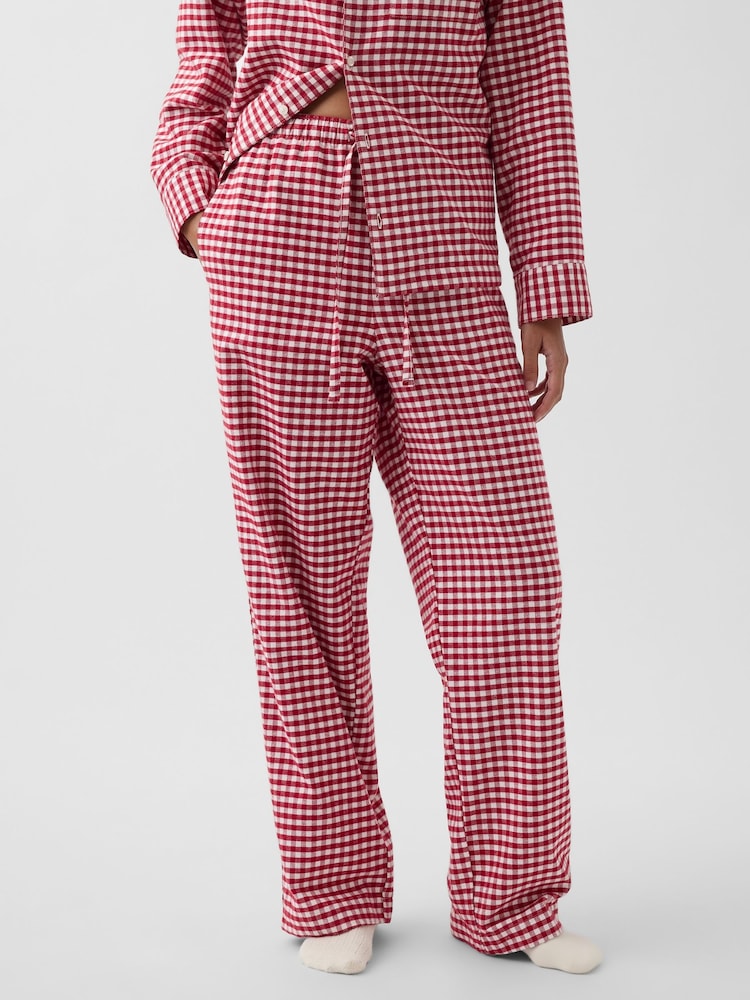 Cuadros rojos - Pantalón de pijama de franela ultrasuave de Gap - Imagen 1 de 5