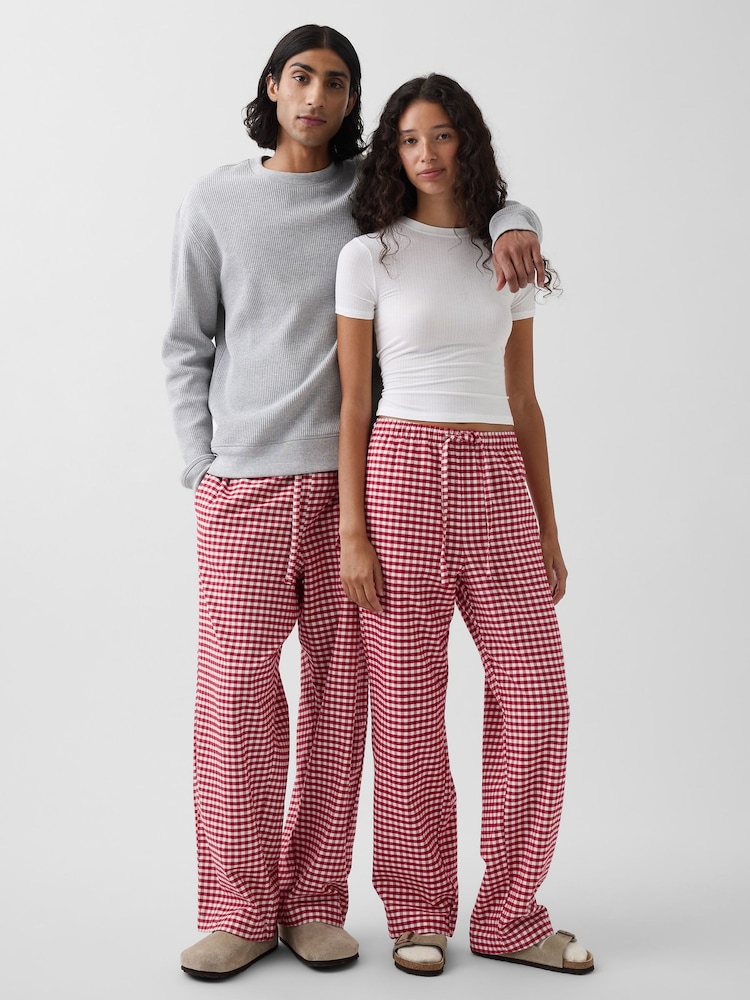 Cuadros rojos - Pantalón de pijama de franela ultrasuave de Gap - Imagen 5 de 5