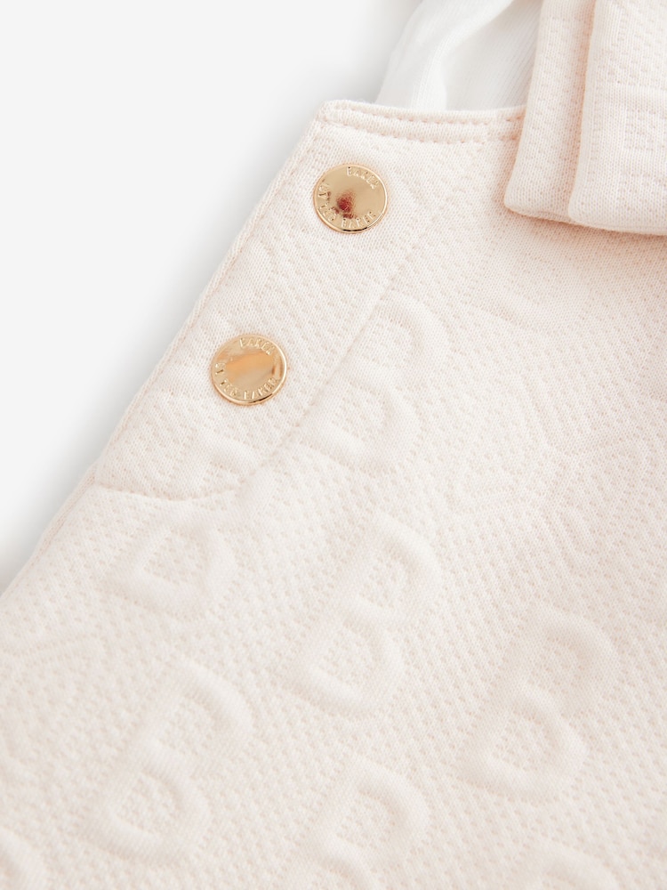 Baker by Ted Baker Bow Dungarees and T-Shirt Set - Image 12 of 12