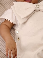 Baker by Ted Baker Bow Dungarees and T-Shirt Set - Image 3 of 12