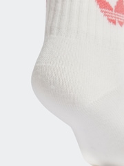 adidas Originals White Kids Socks 6 Pack - Image 3 of 4