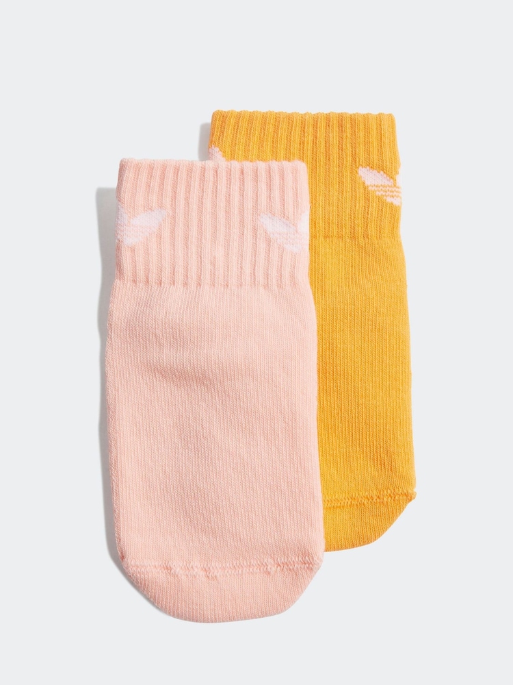 adidas Originals Orange/Pink Kids Anti Slip Socks - Image 1 of 3