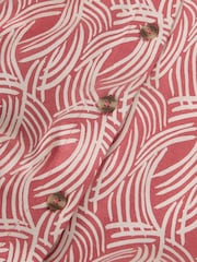White Stuff Pink Rua Jersey Shirt Dress - Image 6 of 6