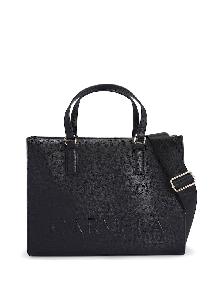Carvela Large Frame Tote Black Bag - Image 1 of 5