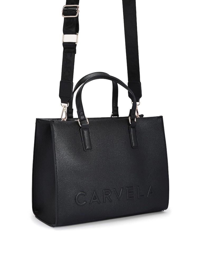 Carvela Large Frame Tote Black Bag - Image 2 of 5