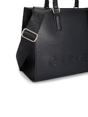 Carvela Large Frame Tote Black Bag - Image 4 of 5