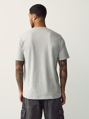 adidas Grey Essentials Small Logo Single Jersey T-Shirt - Image 3 of 5