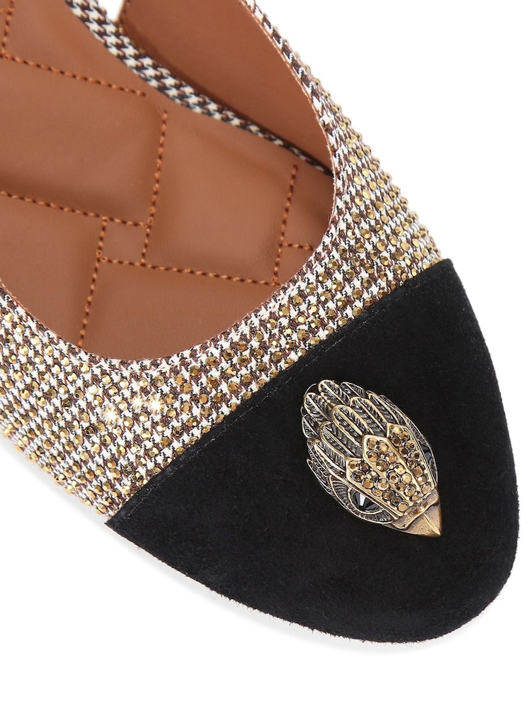 Kurt Geiger London Cream Sloane Mid Slingback Shoes - Image 5 of 5
