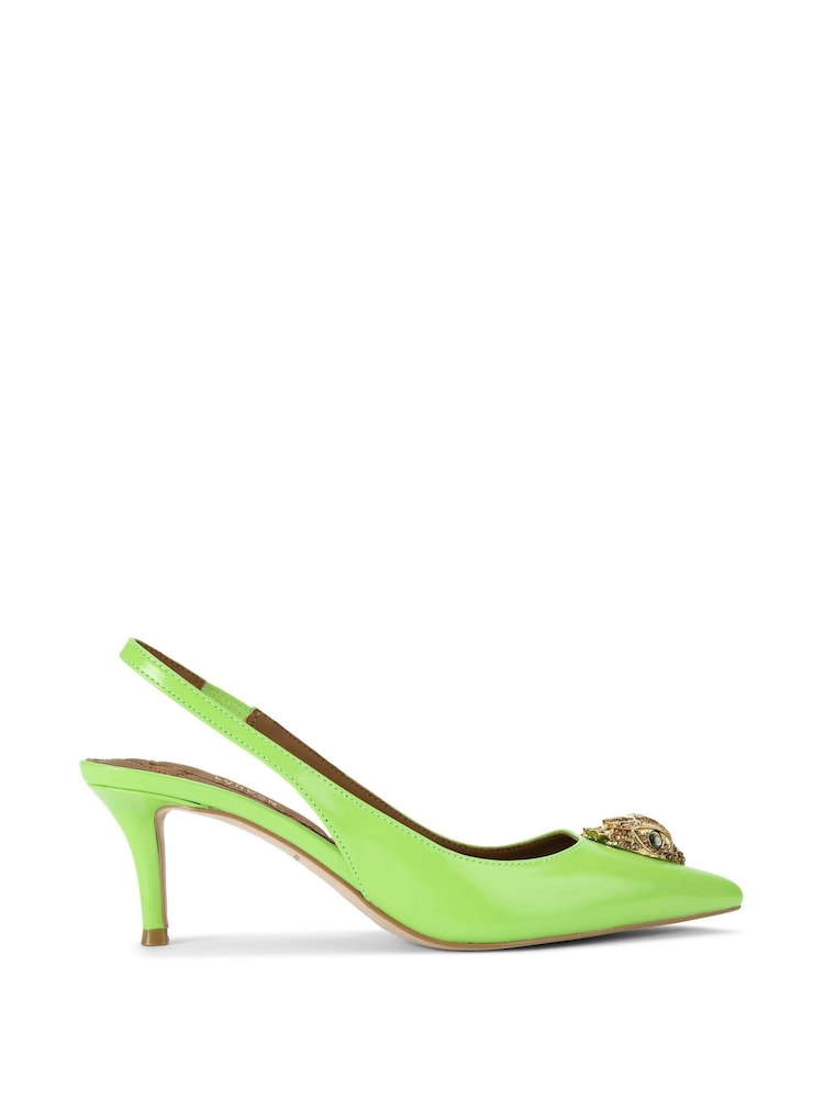Kurt Geiger London Belgravia Eagle Sling Back Shoes - Image 1 of 5